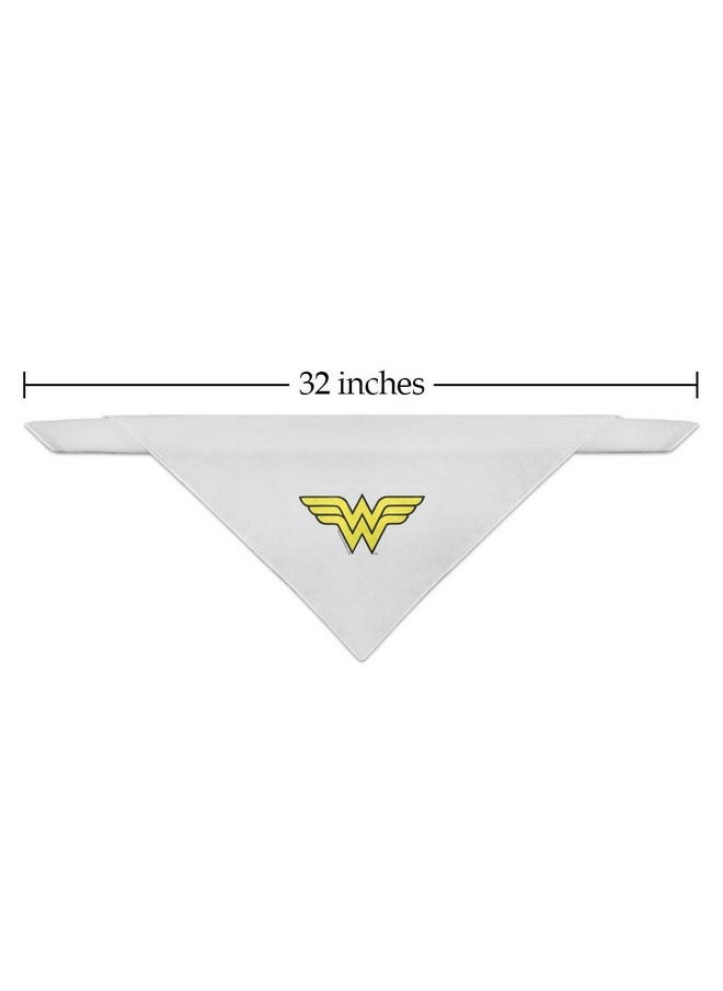 GRAPHICS & MORE - GRAPHICS & MORE Wonder Woman Classic Logo Dog Pet Bandana - Image 1