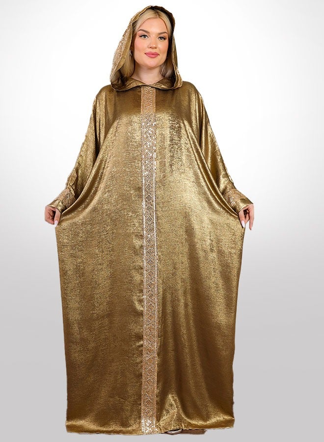 زمرد "إسدال مغربي كابيشو شايني "  - Image 1