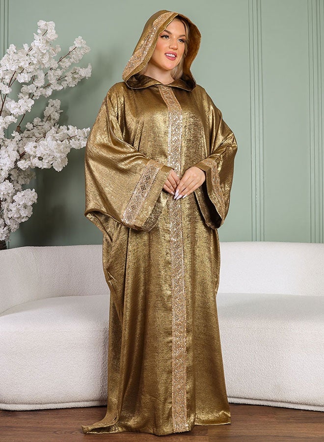 زمرد "إسدال مغربي كابيشو شايني "  - Image 4