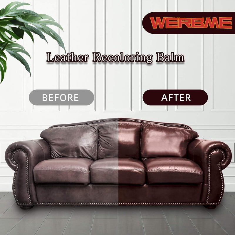 WERBME Leather Recoloring Balm - Dark Brown - Image 2