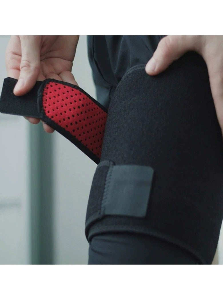 AirYoung Hip Brace Thigh Compression Sleeve,Hip Sciatica Pain Relief Device Brace,Hamstring & Groin Compression Sleeve Wrap for Sciatic Nerve Relief,Hip Support Brace for Women & Men - Image 4