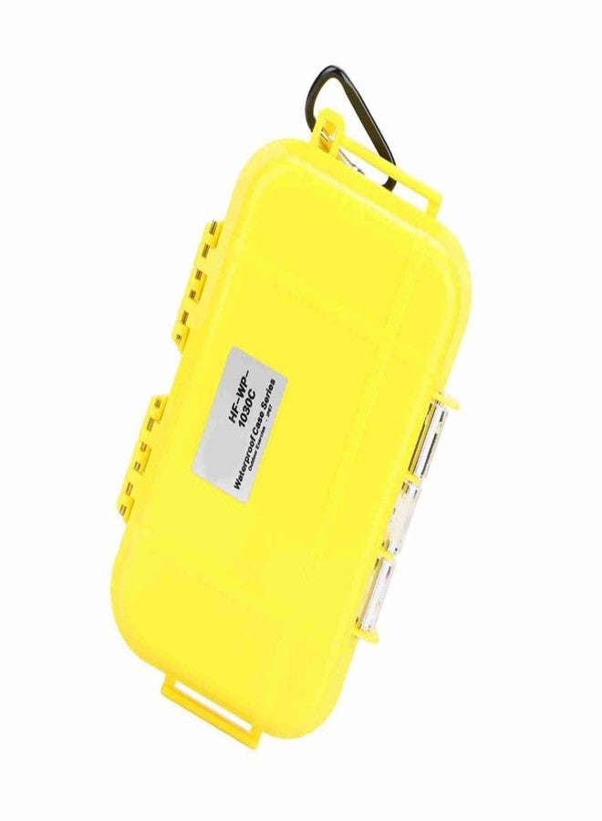 Chiffonade Water proof Dry Box, ABS/PC Shockproof Storage Case for Marine Fishfinder & Outdoor Water Sports,19x12x5cm(Yellow) - Image 2
