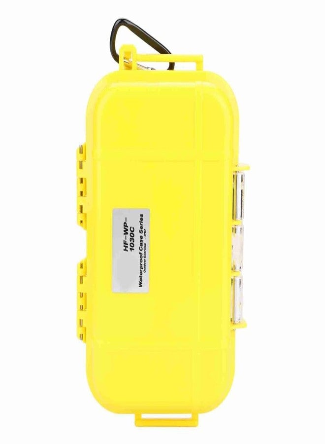 Chiffonade Water proof Dry Box, ABS/PC Shockproof Storage Case for Marine Fishfinder & Outdoor Water Sports,19x12x5cm(Yellow) - Image 1