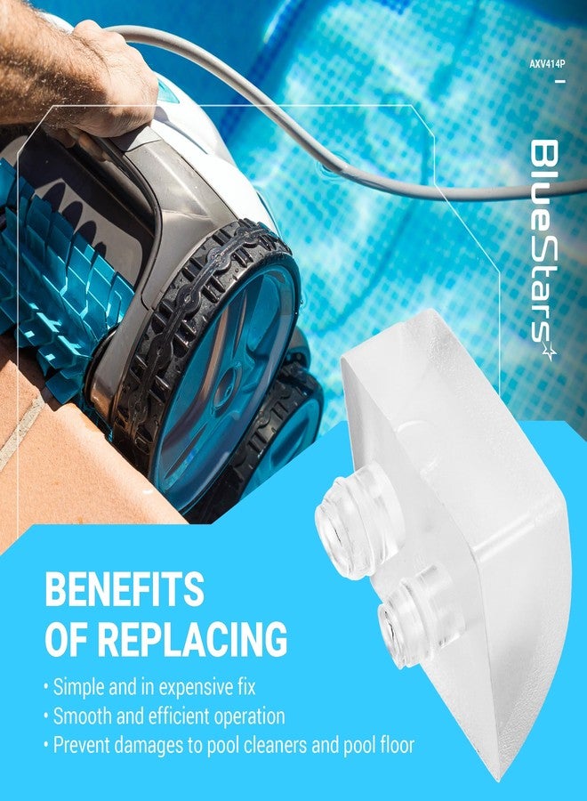 قطع غيار BlueStars Ultra Durable AXV414P AXV014P Pool Vac Pool Cleaner Pod Shoe من Blue Stars - متوافقة تمامًا مع منظفات حمامات السباحة Hayward Navigator وPool Vac Vacuum - عبوة من 8 قطع - Image 5