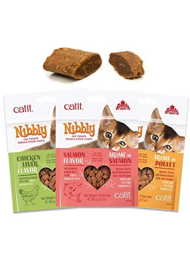 كاتيت مكافآت القطط المقرمشة، مكافآت صحية مخبوزة، دجاج وكبد، 3.2 أونصة - Image 5