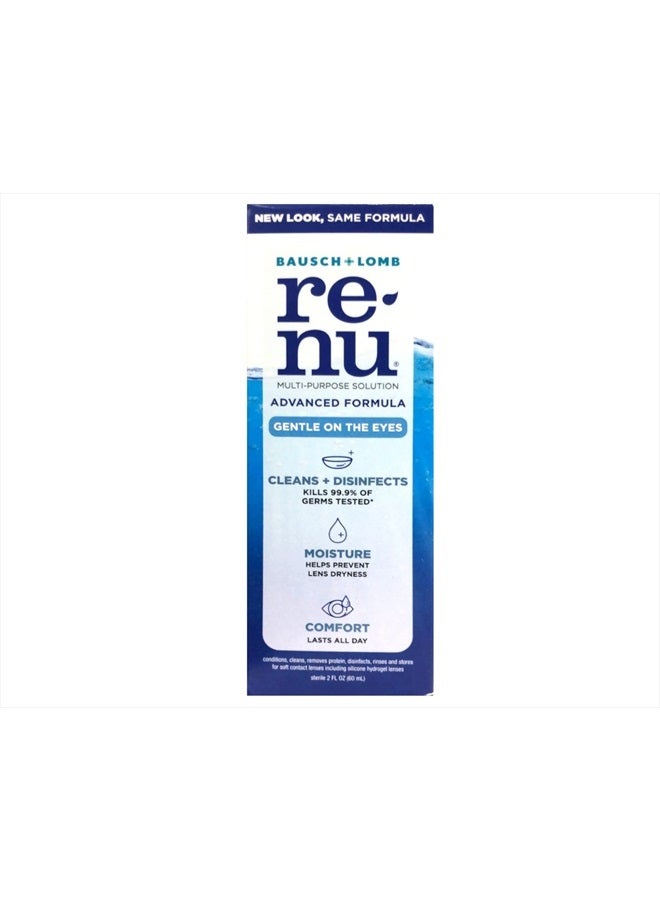 Renu Fresh Multi-Purpose Contact Lens Solution, Travel Size 2 Fl Oz (Pack Of 4) - Image 2