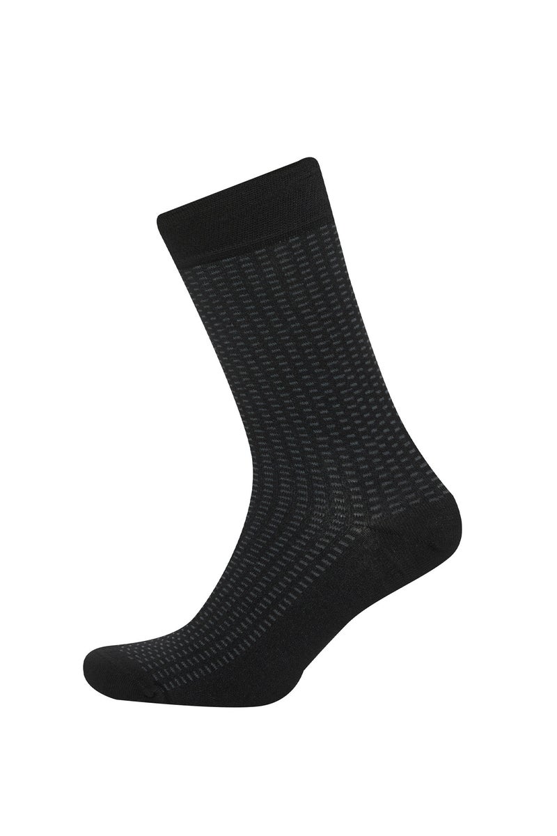 DeFacto Black Man Man Seamless 2 Piece Bamboo Long Socks Casual - Image 2