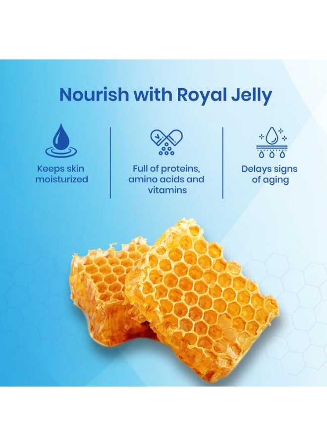 Bio Essence Scrub Free Exfoliation Gel Cleanser|Royal Jelly|Boosts Skin's Absorption For Cream,Serum,Oil|Removes Dead Skin|Brightens Skin|Moisturises For Glowing Skin|No Dryness Gentle|60 Gm - Image 4