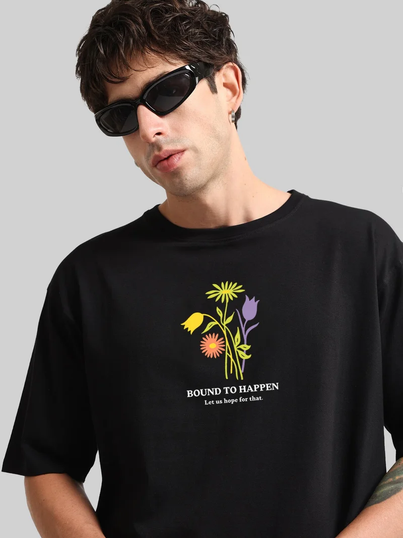 مانياك Maniac Mens Printed Round Neck Half Sleeve Light Grey Cotton T-Shirt