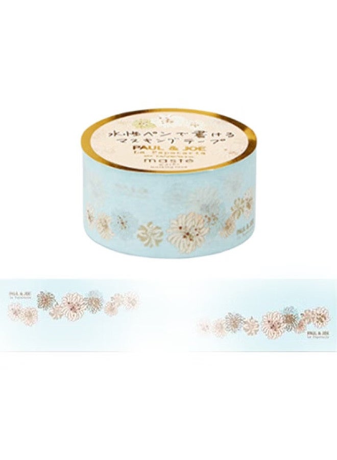 Pilot Planner Paper Tape Paul&Joe Series Limited Edition, Birthday Gift For Women, Graduation Gift, Children'S Gift, Pmmst-50Rpj1 Ivory Blue Daisy - Image 1