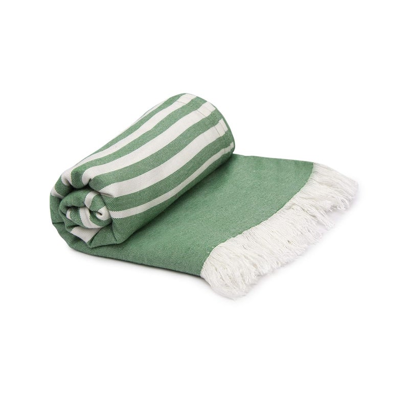 Mush 100 Bamboo Large Bath Towel Ultra Soft Absorbent Light Weight Quick Dry Towel for Bath Travel Gym Beach Pool and Yoga 29 x 59 Inches 75 X 150 cms Set of 1 Dark Green - Image 1