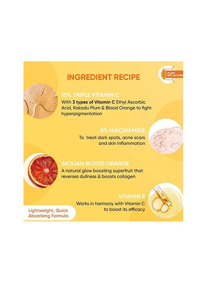 دوت آند كي Dot & Key 10٪ فيتامين C + E ، 5٪ سيروم نياسيناميد للوجه للبشرة المتوهجة ، يقلل تصبغ البقع الداكنة (مصل فيتامين سي) ، 20  مل - Image 2