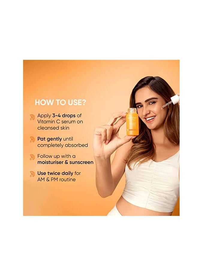 دوت آند كي Dot & Key 10٪ فيتامين C + E ، 5٪ سيروم نياسيناميد للوجه للبشرة المتوهجة ، يقلل تصبغ البقع الداكنة (مصل فيتامين سي) ، 20  مل - Image 4