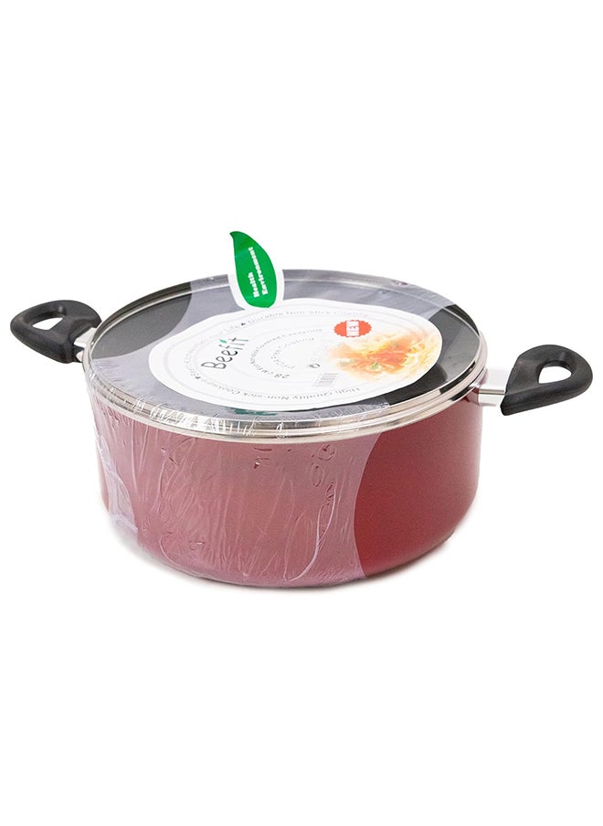 Beefit - Beefit Non Stick Casserole 28Cm; Non Stick Casserole; Cookware; 28Cm ; Casserole With Glass Lid - Image 1