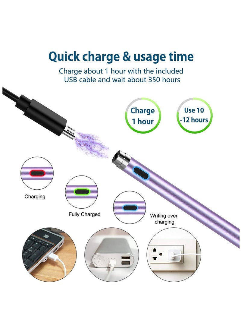 Gravity Active Stylus Pens for Touch Screens, Digital Stylish Pen Pencil Rechargeable Compatible with Most Capacitive Touch Screens - Image 4