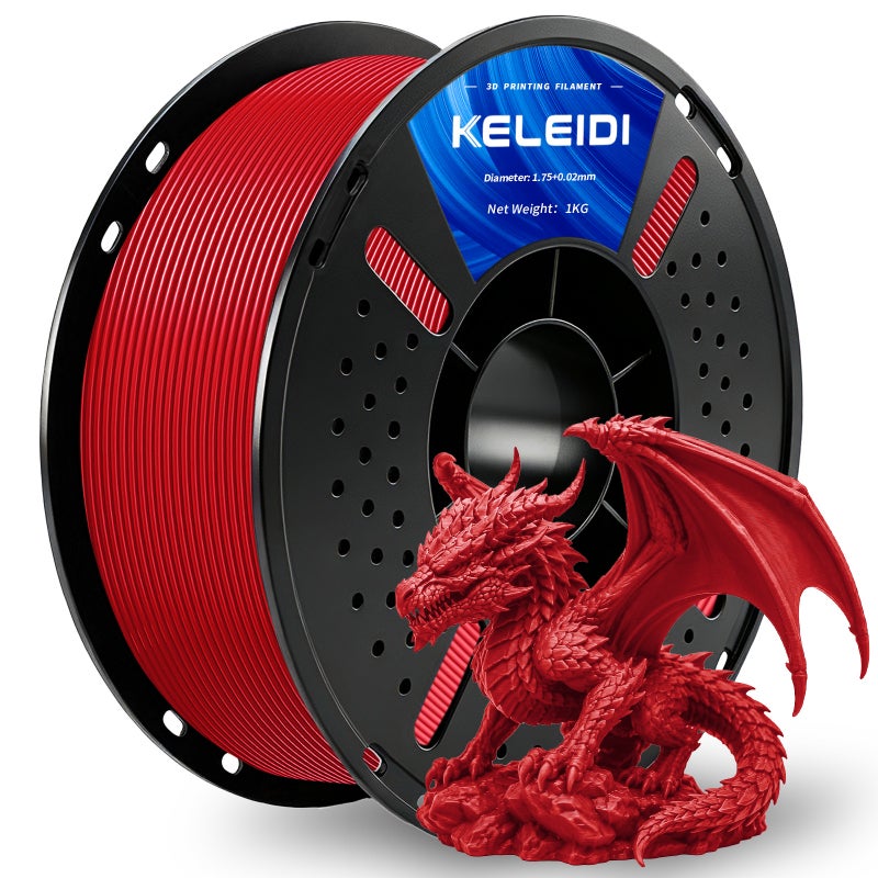 PLA Basic 3D Printer Filament 1.75mm 1kg Spool Neatly Wound Compatible with Bambu Lab Printers - Image 1