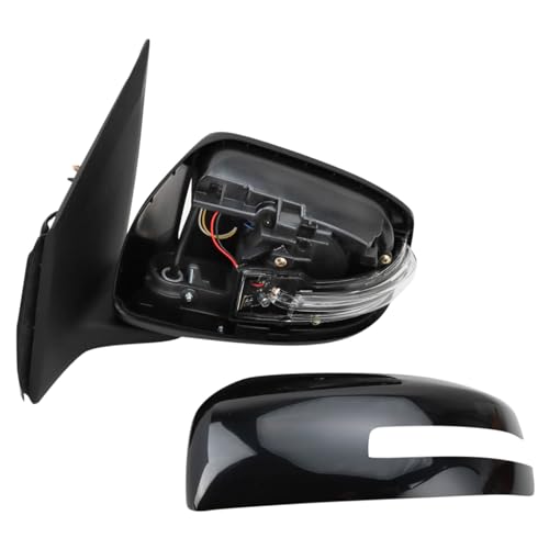 TRQ Driver & Passenger Side Mirror Set without Heat Compatible with 2015-2022 Mitsubishi Mirage 2017-2022 Mirage G4 MI1320148 MI1321148 - Image 4