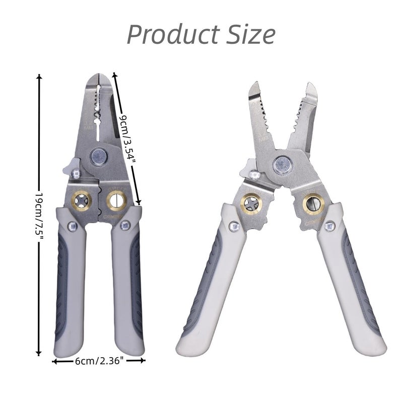 FARIOX Wire Stripping Tool and MultiFunction Hand ToolElectrical Stripping ToolCutting Cable Stripper and CrimpingEfficient Cable StripSpecial Wire Stripper for Electrician WIRE STRIPPER - Image 2