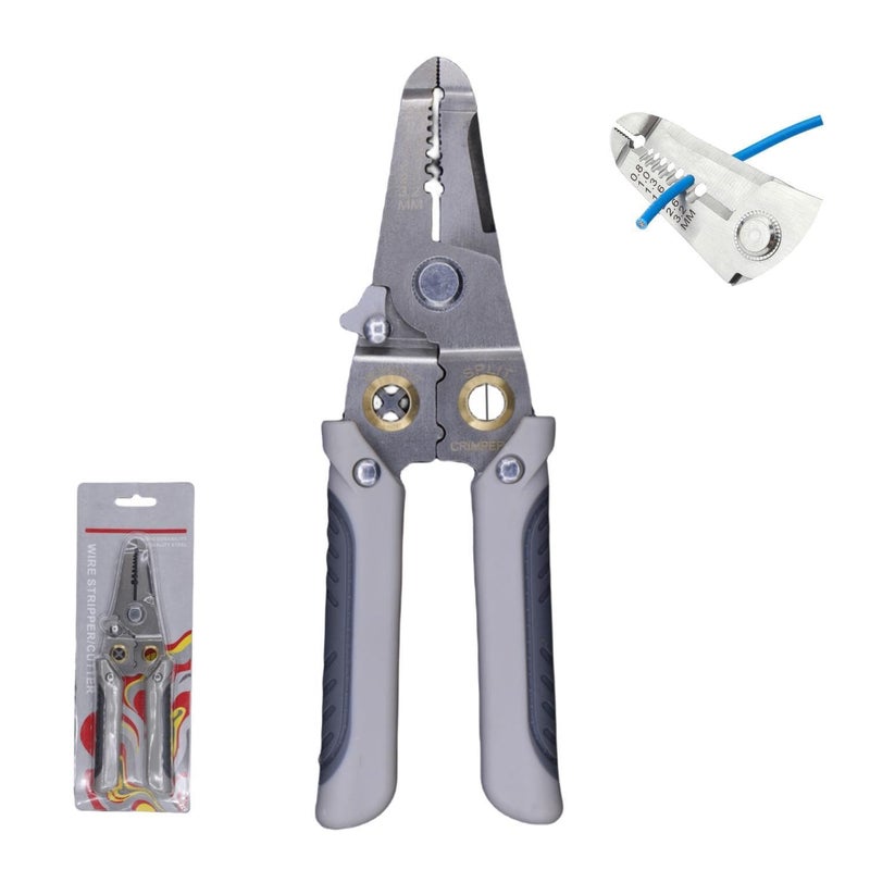 FARIOX Wire Stripping Tool and MultiFunction Hand ToolElectrical Stripping ToolCutting Cable Stripper and CrimpingEfficient Cable StripSpecial Wire Stripper for Electrician WIRE STRIPPER - Image 1