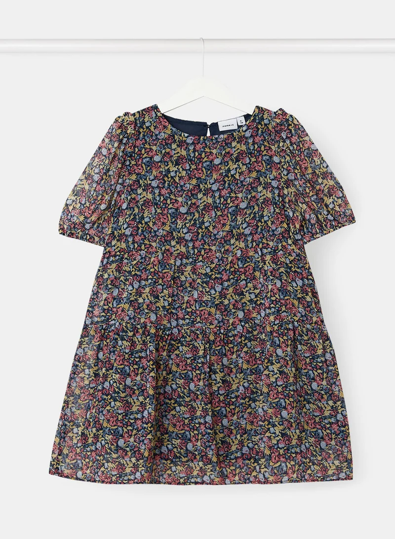نيم ات Girls Printed Dress