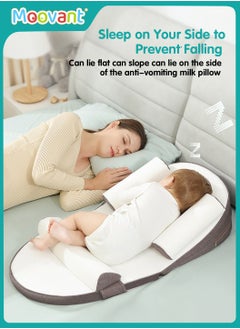 Breathable Baby Nursery Pillow, Baby Crib Wedge Pillow, Newborn Feeding Pillows, Ergonomic Anti Vomiting Pillow Breastfeeding Sleeping Pillow Side Rails to Prevent Infant From Falling - pzsku/Z9260B79E3F2E73462E9AZ/45/_/1729925920/10c306de-a38c-4d6b-9bb1-52befda03eeb