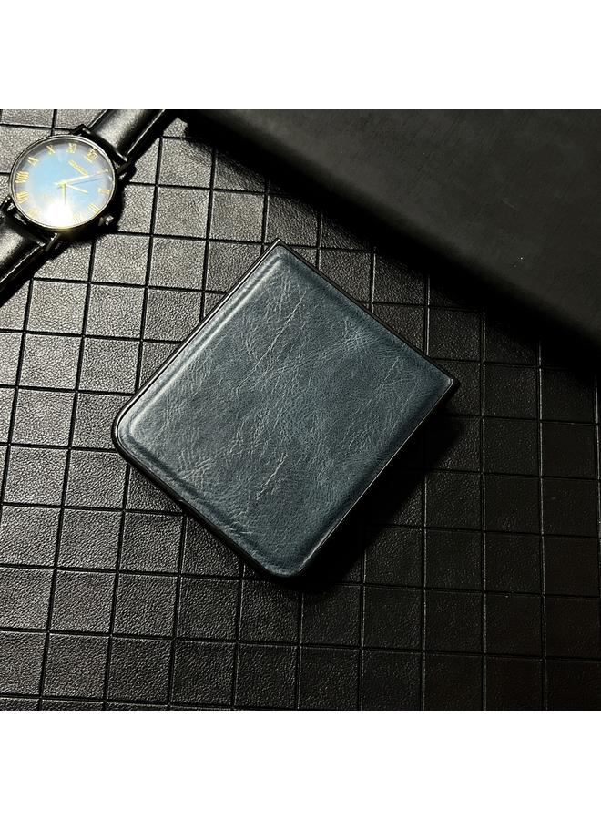 erorex Case For Samsung Galaxy Z Flip5 Integrated Crazy Horse Texture Leather Shockproof Phone Case - Image 3