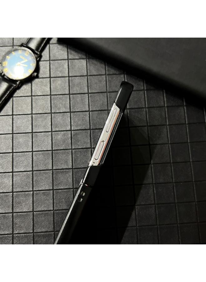 erorex Case For Samsung Galaxy Z Flip5 Integrated Crazy Horse Texture Leather Shockproof Phone Case - Image 5