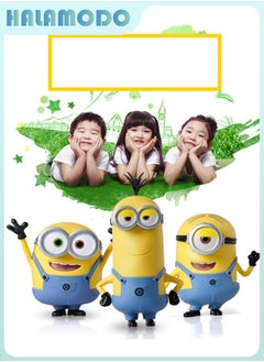 HALAMODO Despicable Me: 3 - Piece Set of Minions Bob, Kevin, and Stuart - Dolls, Figurines, and Hand - painted Models. Ideal Desktop Decoration, Children's Toy, and Indoor Ornament  - Image 1