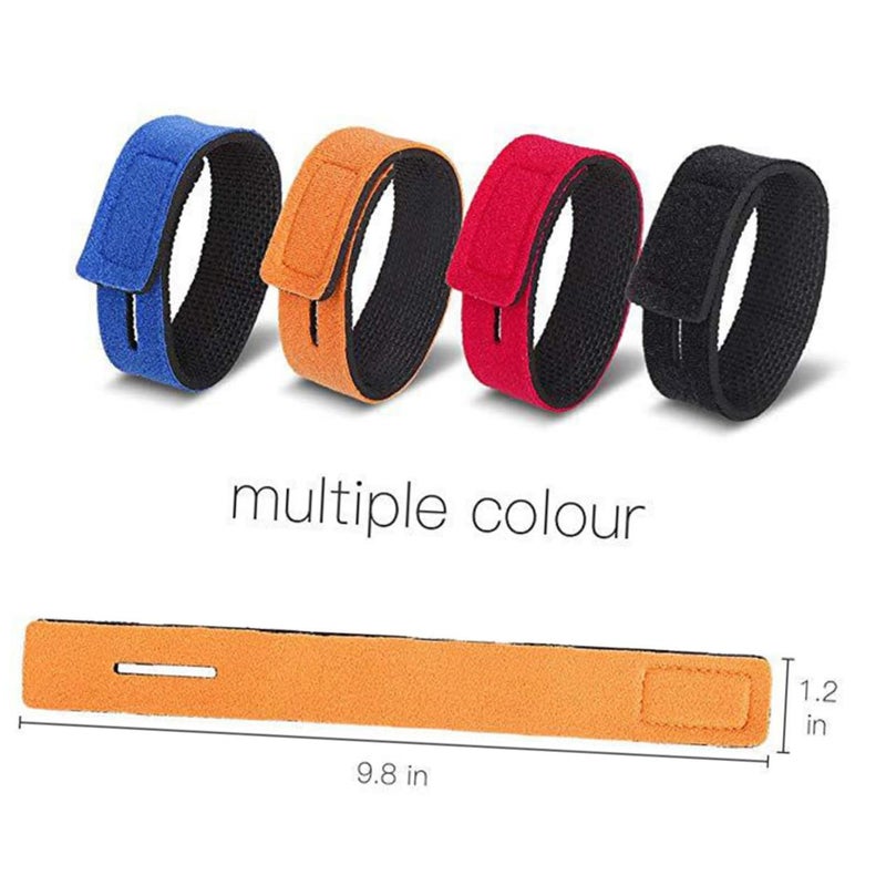 Elastic Fishing Rod Covers 8 Pieces with Straps for Anglers Wrapping Bands - Image 3