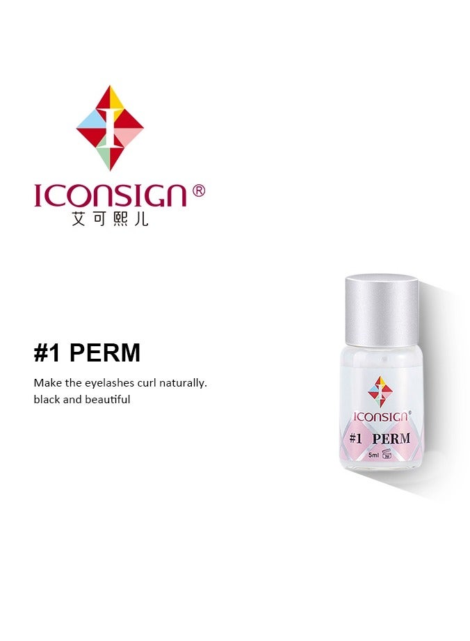 إيكونساين طقم محلول تجعيد ورفع الرموش سهل وسريع لمدة 5 دقائق بما في ذلك التغذية - Image 4