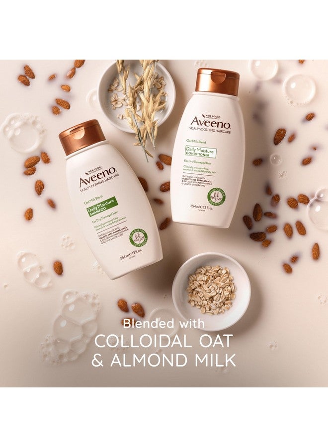 Aveeno Scalp Soothing Oat Milk Blend Shampoo For Daily Moisture & Light Nourishment, Sulfate Free Shampoo, No Dyes Or Parabens, 354ml - Image 5