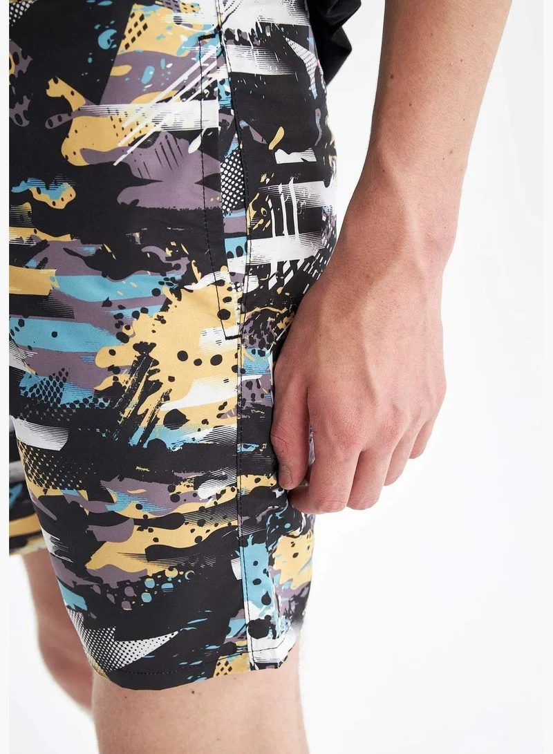 DeFacto Patterned Above Knee Swim Shorts