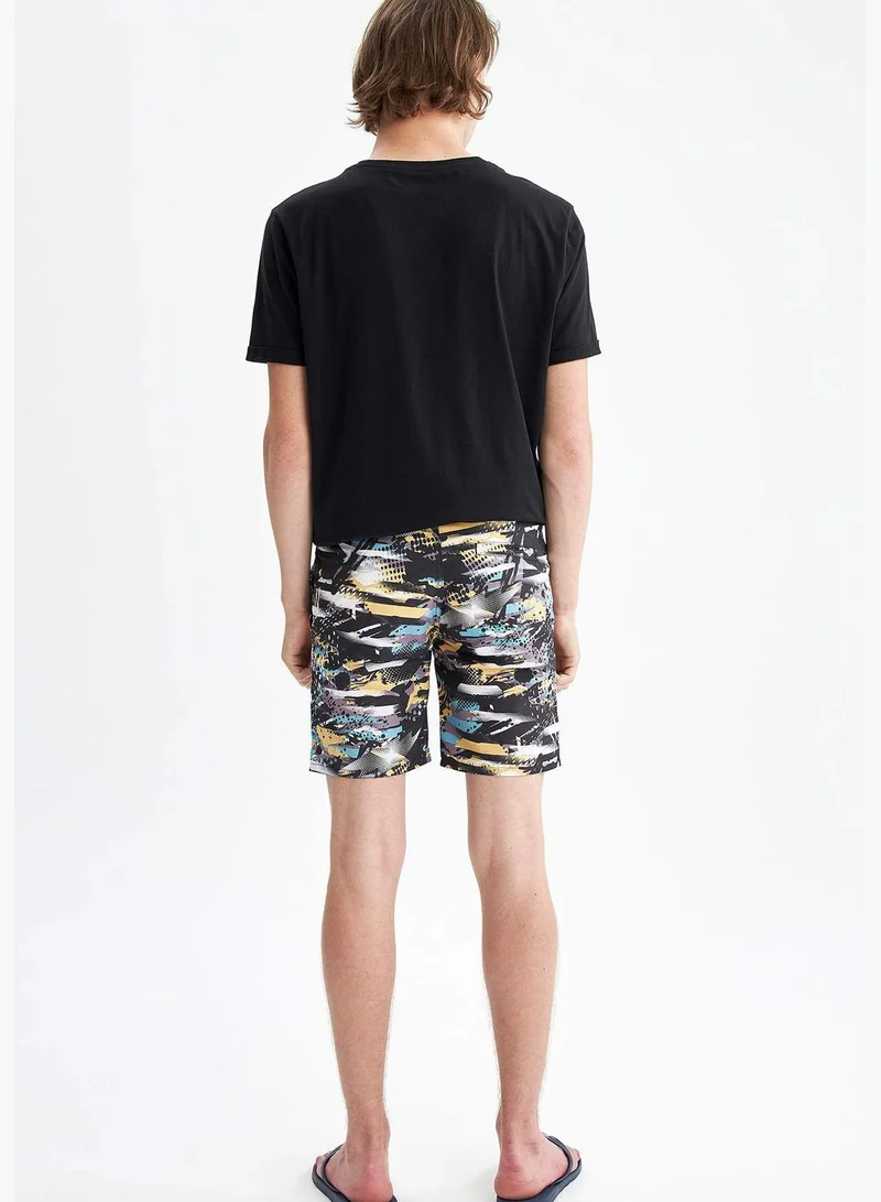 DeFacto Patterned Above Knee Swim Shorts