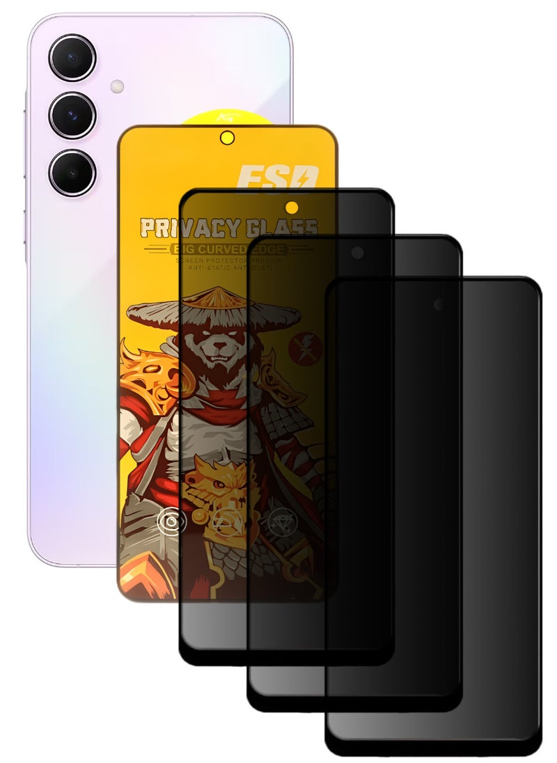 اي اس دي ثلاث قطع، واقي شاشة عالي الجودة لهاتف آسامسونج جالاكسي A55 5G - Image 1