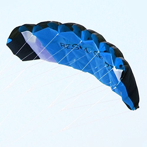 Besra Huge 73inch Dual Line Parachute Stunt Kite with Flying Tools 1.8m Power Parafoil Kitesurfing Training Kites Outdoor Fun Sports (Blue) - Image 4