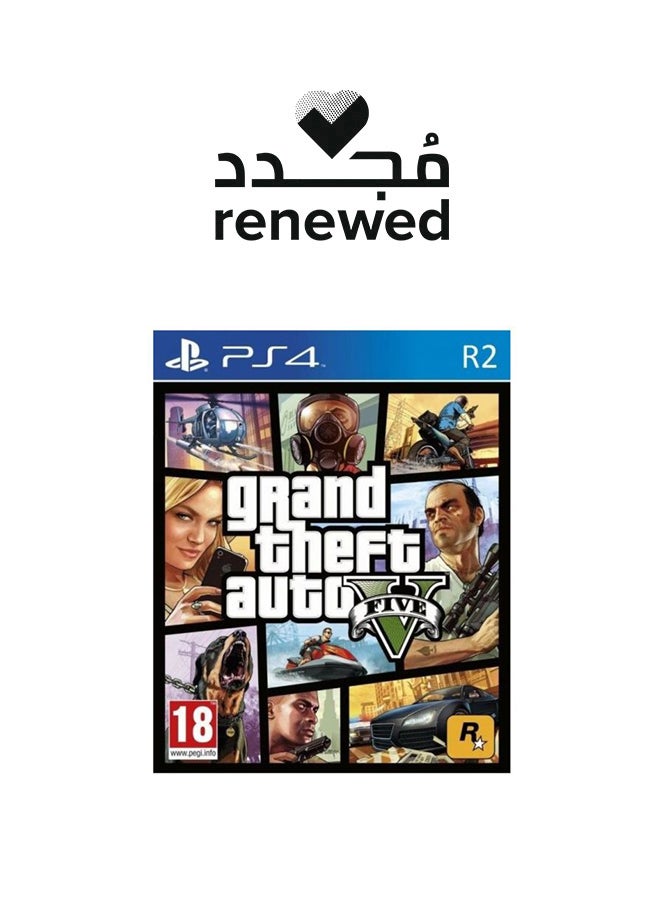 روك ستار جيمز مجدد - لعبة Grand Theft Auto V (نسخة عالمية) - مغامرة - playstation_4_ps4 - Image 1