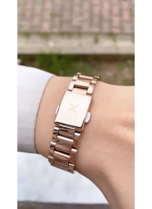 DANIEL KLEIN 2 Year Warranty Women's Rose Color Calendar Wristwatch + Bracelet Gift  - Image 3