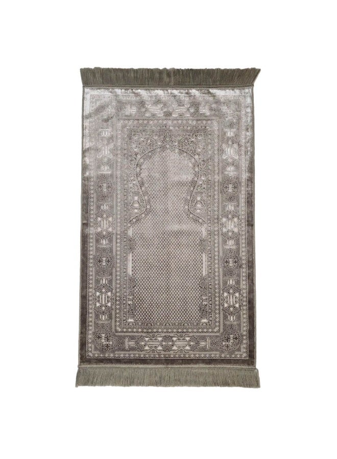 Museum Luxurious Soft Velvet Prayer Mat – Turkish Islamic Sajadah for Men & Women, Lightweight & Comfortable. - Image 1