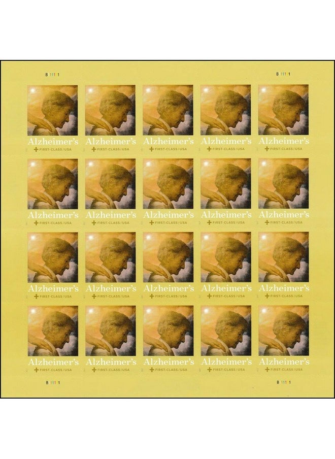 USPS Alzheimer'S Semipostal Sheet Of 20 Postage Stamps Scott B6  - Image 2