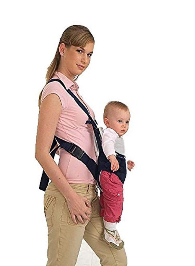 Styxon حقيبة حمل الأطفال ستيكسون / قابلة للتعديل، بدون استخدام اليدين، للأطفال من عمر 3 إلى 16 شهرًا / حزام أمان للأطفال / شريط أمان للأطفال / حقيبة حمل للأطفال / حقيبة حمل للأطفال على الظهر (متعددة الألوان) - حمل أمامي - Image 2