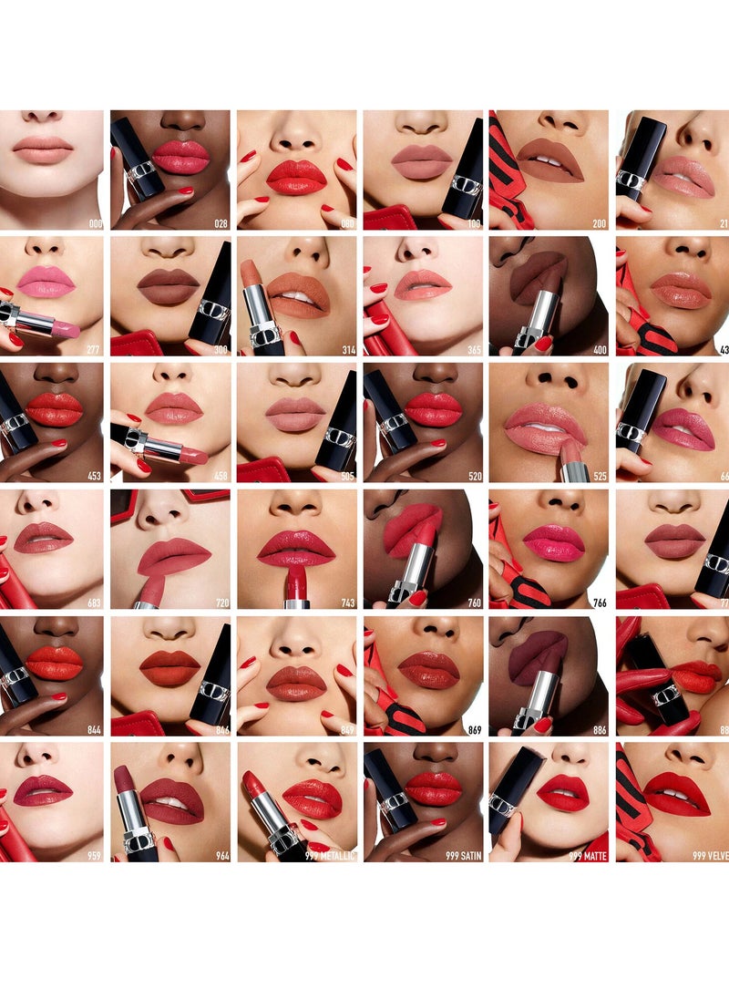 Dior Addict - DIOR Refillable lipstick Satin, matte, metallic & velvet finish Rouge Dior Refillable lipstick Satin, matte, metallic & velvet finish Rouge Dior 772 Classic - Image 1