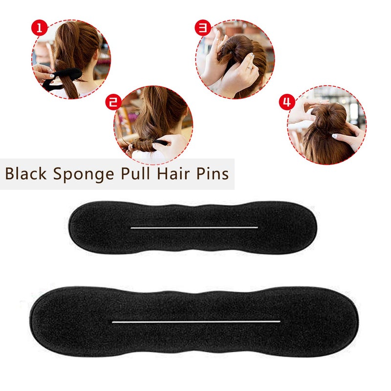 OBSCYON 27Pcs Hair Styling Set, Hair Design Styling Tools, DIY Hair Accessories Hair Modelling Tool Kit Magic Fast Spiral Hair Braid Braiding Tool for Women and Girls - Image 5