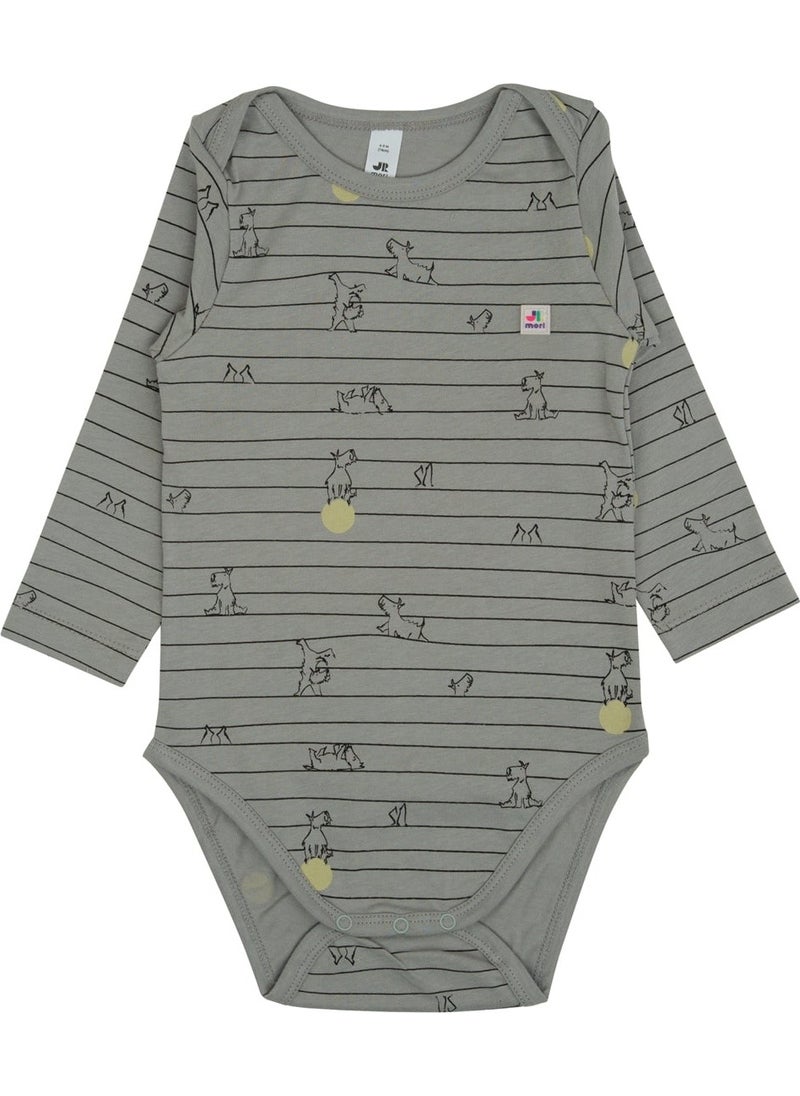 Jrmori Mr.j Printed Long Sleeve Bodysuit  - Image 1