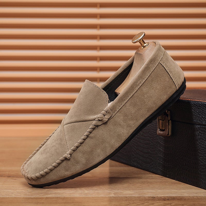 Summer Casual Mens Slip-On Loafers Sporty Trendy Driving Shoes A01 Khakis 