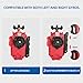 AIBREAY 2 Pack String Launchers and Grips Battling Burst Launcher LeftRight Spin Only Compatible with Burst Two Launch Modes GyrosBlackRed - Image 4