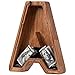 ladenk Piggy Bank for Kids Boys Girls Wooden Large Letter Piggy Bank Alphabet Money Bank with Initial A Coin Bank Fun Gifts for Birthday Christmas Festival Baby Shower - Image 2