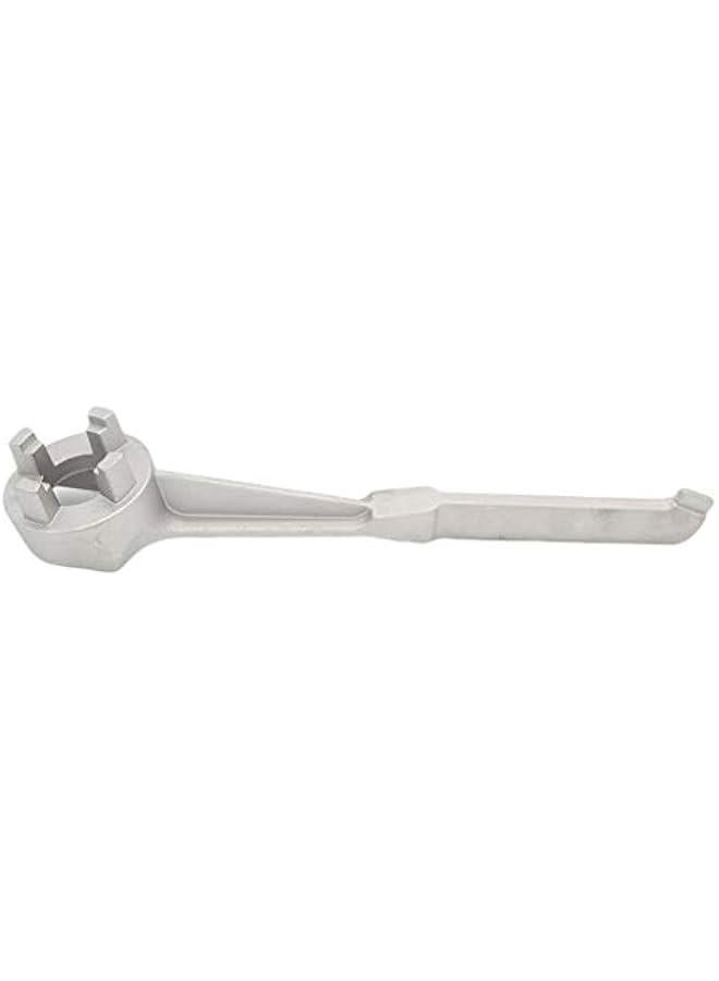 Drum Wrench Universal for Opening 10, 15, 20, 30 and 55 Gallon Barrels, Works with 2in and 3/4in Bungs  Barrel Opener  Gas Shut Off Tool  - Image 2