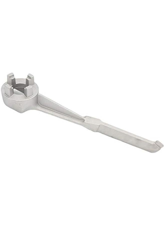 Drum Wrench Universal for Opening 10, 15, 20, 30 and 55 Gallon Barrels, Works with 2in and 3/4in Bungs  Barrel Opener  Gas Shut Off Tool  - Image 3