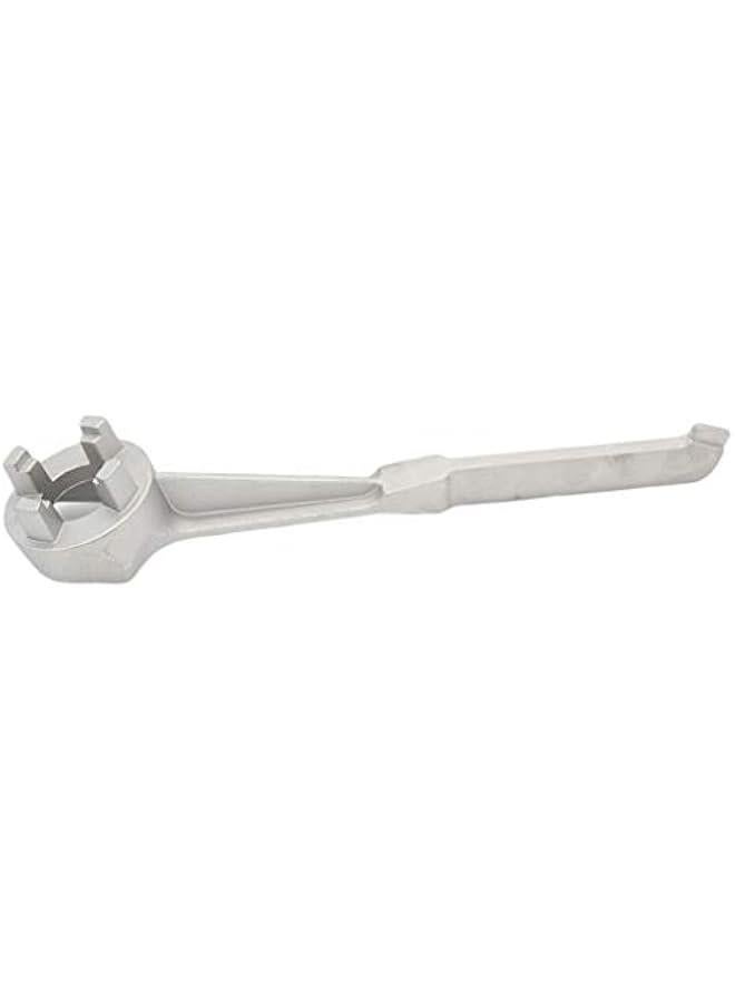 Drum Wrench Universal for Opening 10, 15, 20, 30 and 55 Gallon Barrels, Works with 2in and 3/4in Bungs  Barrel Opener  Gas Shut Off Tool  - Image 4