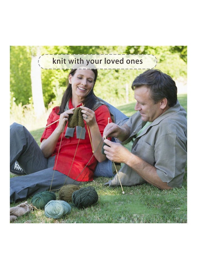 NIBEMINENT Crochet Knitting Wool Yarn Green - Image 2